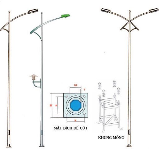 Đèn chiếu sáng đường phố An Trường Thịnh