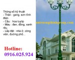 Cột Đèn Chiếu Sáng Trang Trí Sân Vườn Tại Bình Thuận